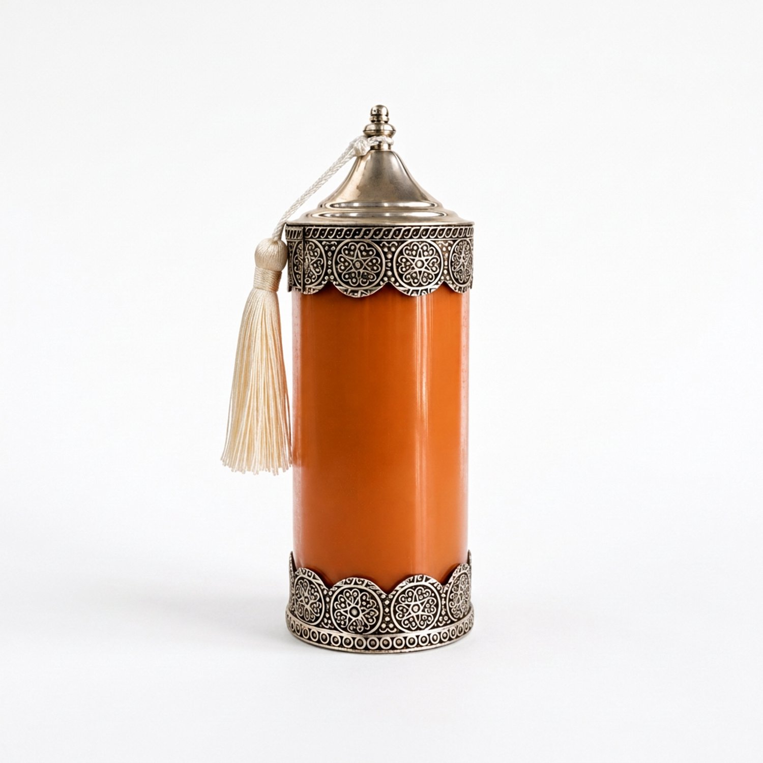 The Style Of Morocco Geurkaars Fleur d’Oranger – Silver Serenity 350 g – Luxe Geurkaars – Oranjebloesem – Marokkaans Design