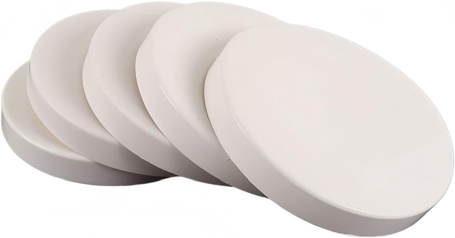 buisafdekking DN 110 - 5 stuks - wit - betrouwbare afdichting voor afvoerbuis - ServiceTopper