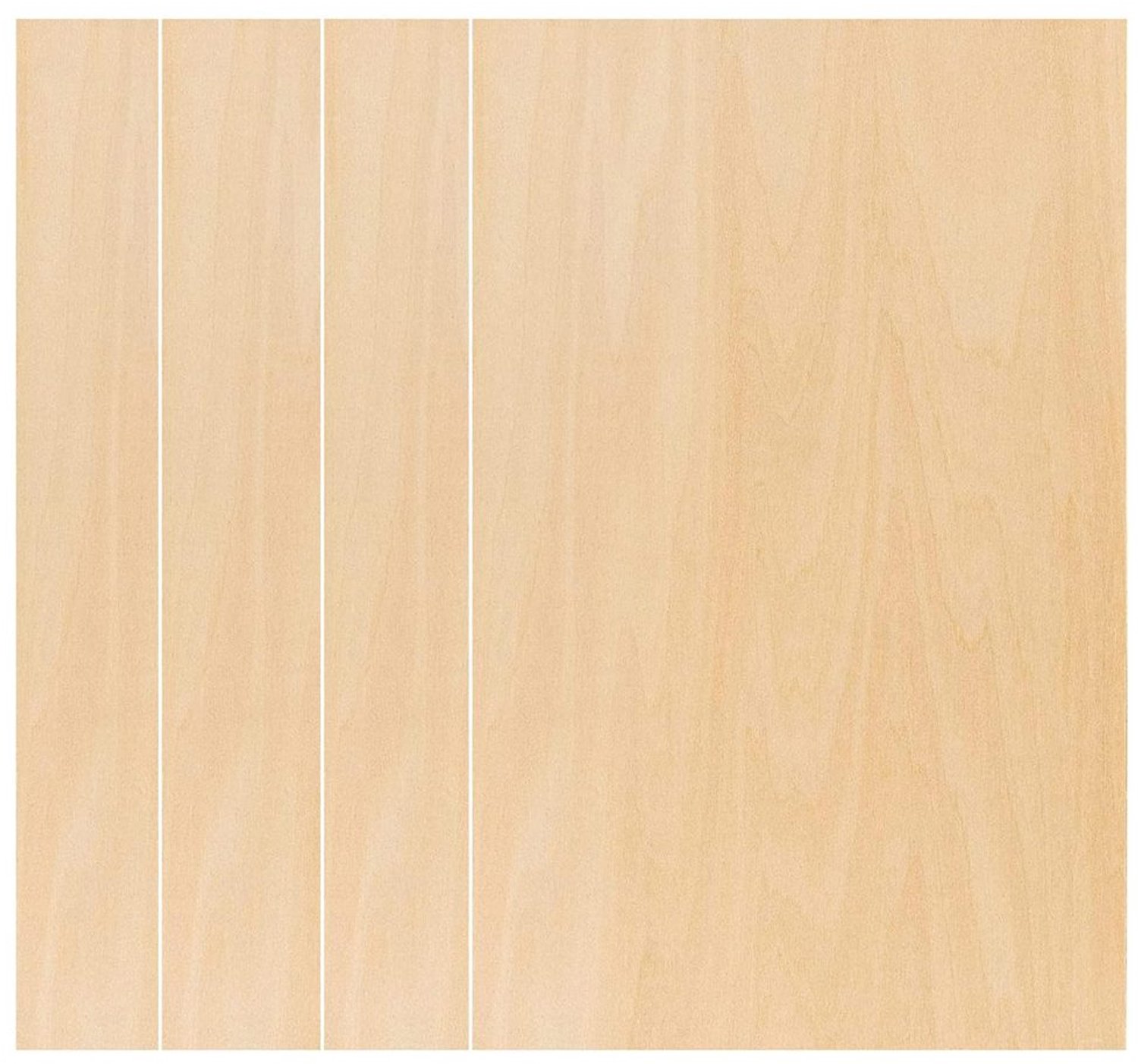Multiplex Plaat 4 Stuks - Dunne Linde 3 mm - A4 20 x 30 cm - Geschikt voor Knutselen - Glad Oppervlak - Lichtgewicht en Robuust - Houtplaat