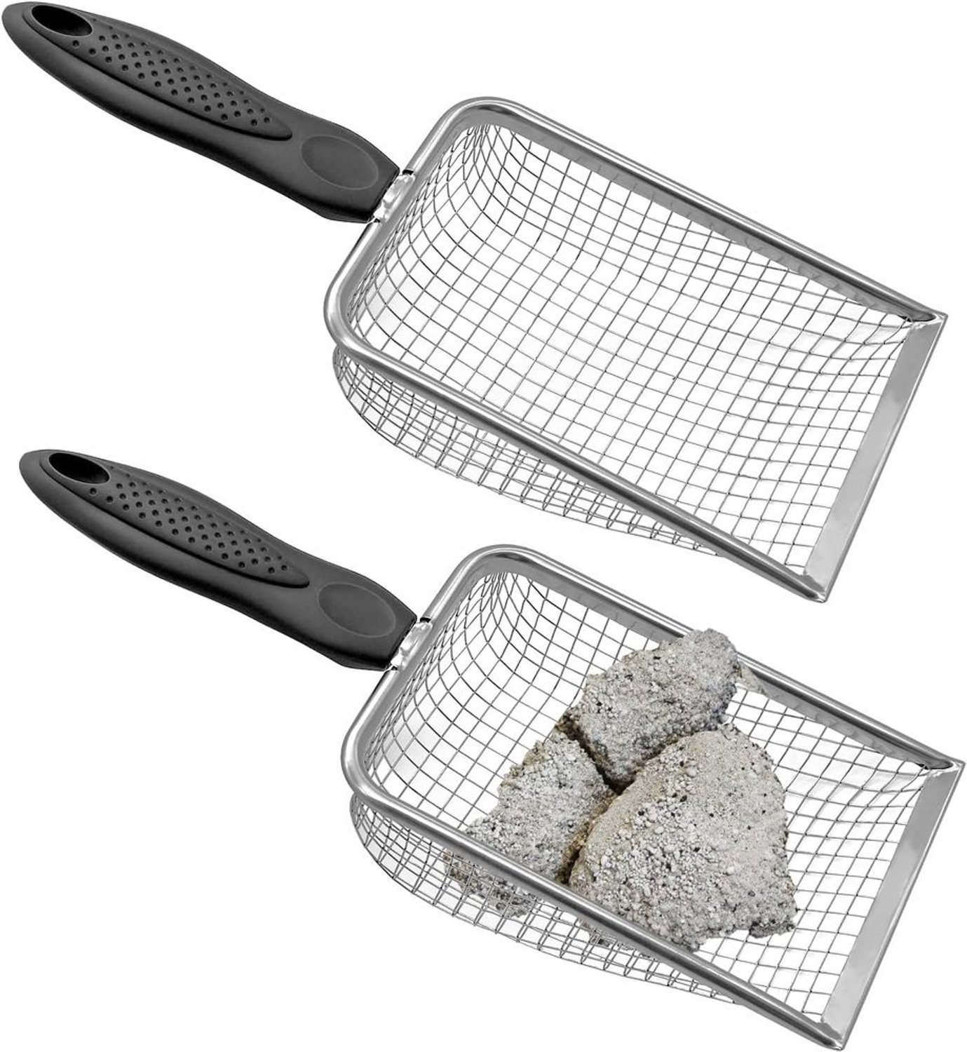 Set van 2 Tuinsieve met Rvs Handvat