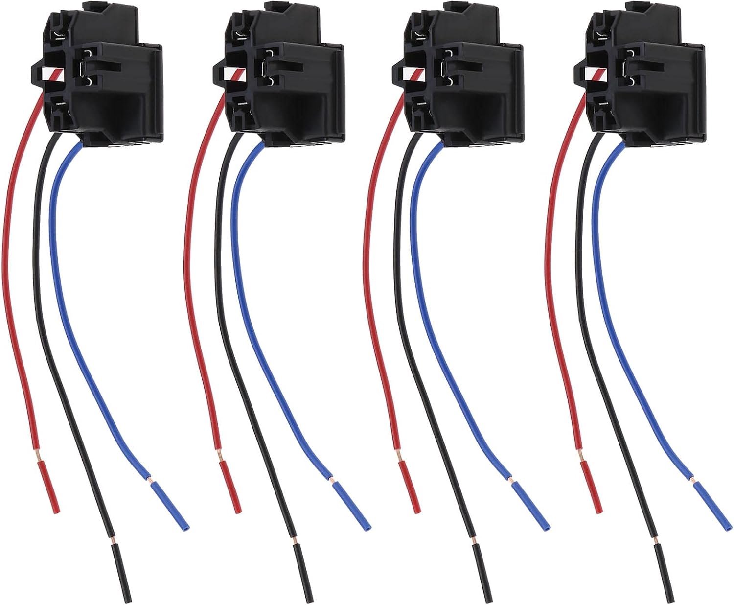 H4 12V Auto Licht Socket - 4 Stks Draad Harnas Adapter - Hoogwaardige materialen - Veilig voor langdurig gebruik - ServiceTopper