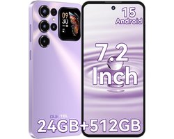 OUKITEL C68 Plus Smartphone 4G-24GB RAM-512 GB Opslag-6000 mAh Accu-Android 15-Dubbel Beeldscherm