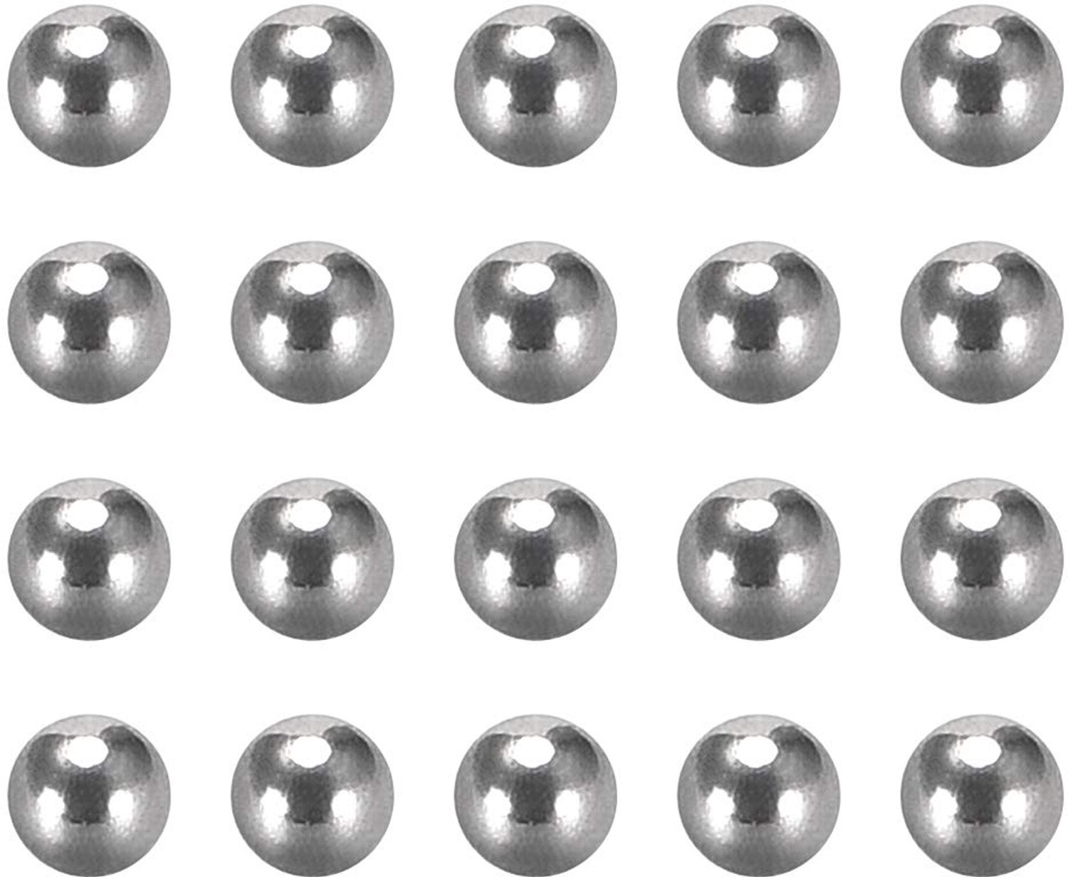 kogellagerkogels 3,175 mm - premium roestvrij staal - precisieklasse G5 - geschikt voor diverse toepassingen - 10 stuks - ServiceTopper
