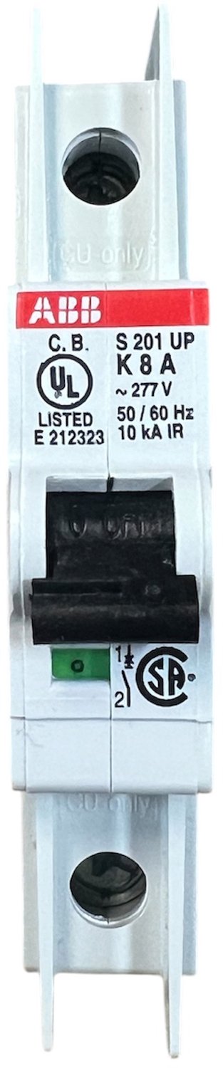 10 Stuks - ABB S201UP-K8A installatieautomaat (Miniature Circuit Breaker).