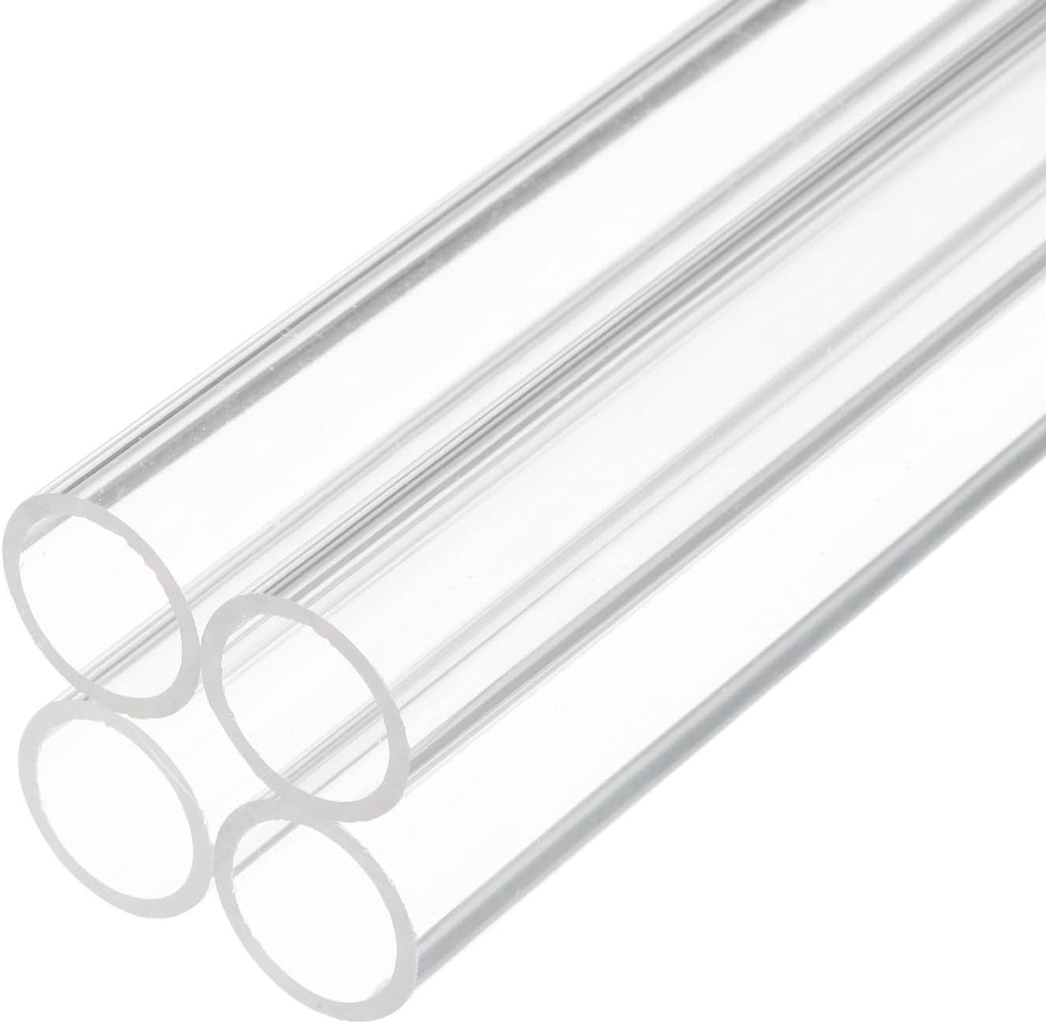 Plastic buis 10 inch 18 mm x 20 mm - acryl - hoge transparantie - voor sanitair en hydrauliek - 4 stuks - m-winkel