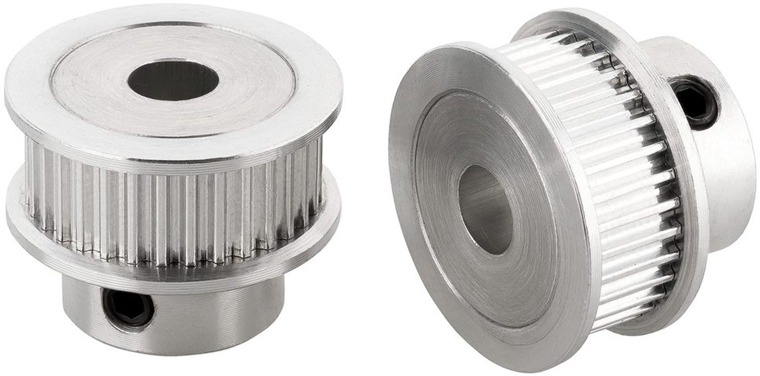 GT2 Timing Belt Pulley - Aluminium met 28 Tanden