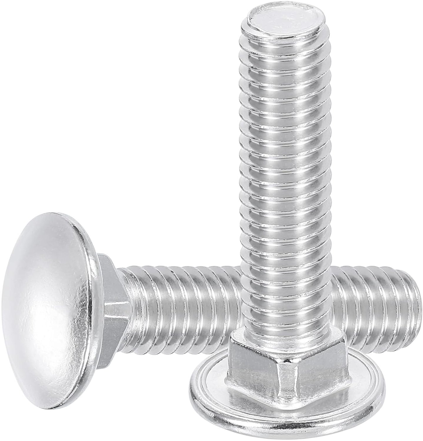Krikbouten 3/8 inch - roestvrij staal 304 - ronde kop - voor bevestigingsaccessoires - 4 stuks - ServiceTopper
