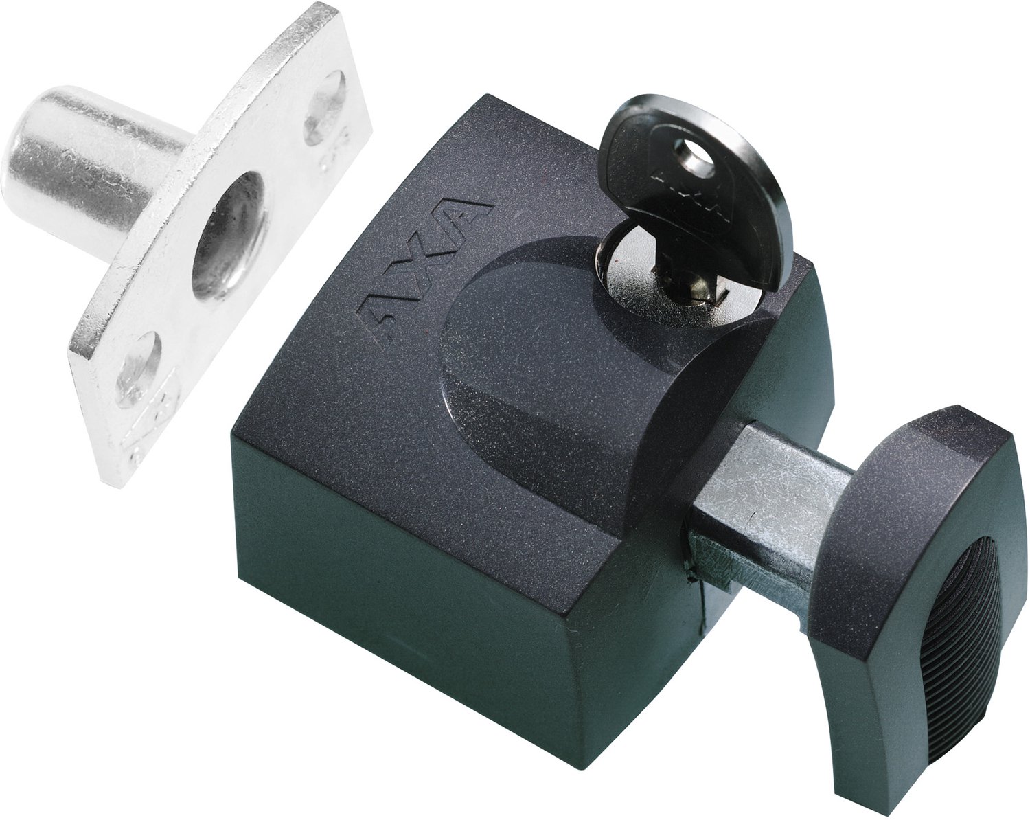 Veiligheids oplegslot 3012/EX/gelijksluitend/antraciet/SKG1/CP