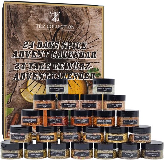 BBQ Adventskalender – 24 Kruidenpotjes – Specerijen & BBQ Kruidenmixen – Herbruikbare Potjes – Cadeau voor mannen en kookliefhebbers — cadeau in Kookcadeaus - foto 3