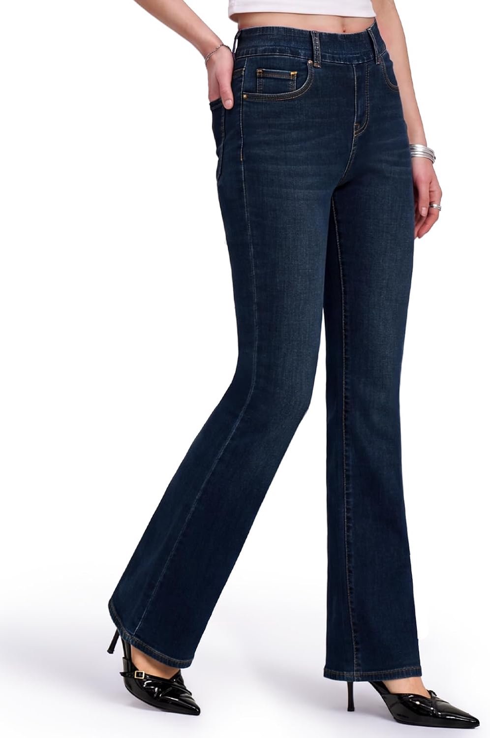 Jeans, hoge taille