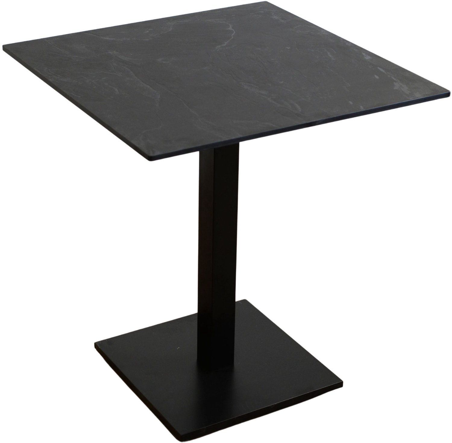 KOLM - Balkontafel - Vierkant - Zwart - HPL-blad 75 x 75 cm