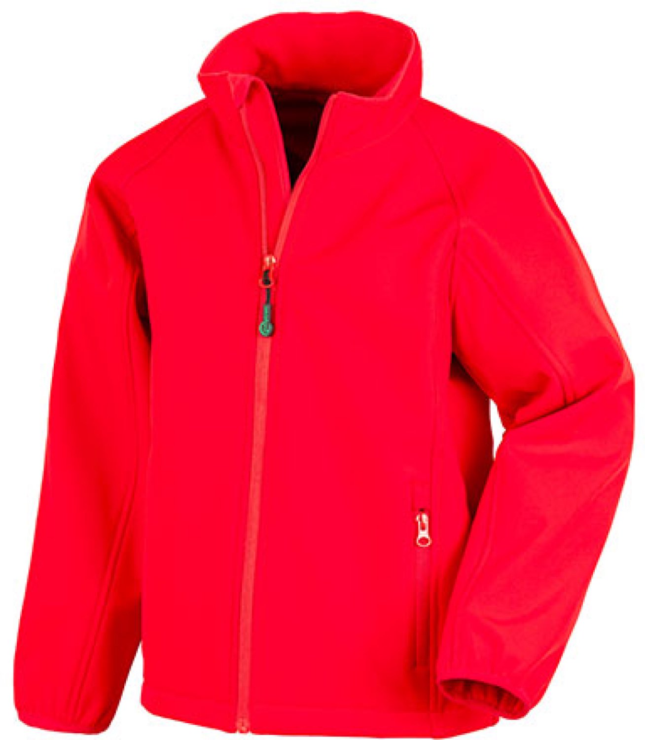 Result Recycled 2-Layer Printable Junior Softshell Jacket RT901J Rood