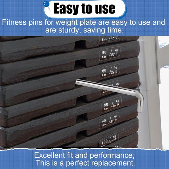 15.2cm Gewicht Stacking Pen - L-vormige Extensie Pen voor Fitness — afbeelding 4