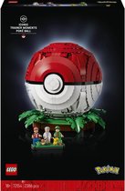 LEGO Pokémon Pokéball met Trainer Scènes - Bouwpakket voor Volwassenen - Model met 5 Figuren, Incl. Pikachu en Eevee - Woondecoratie en Kantoor Decoratie - Cadeau voor Mannen en Vrouwen 72154