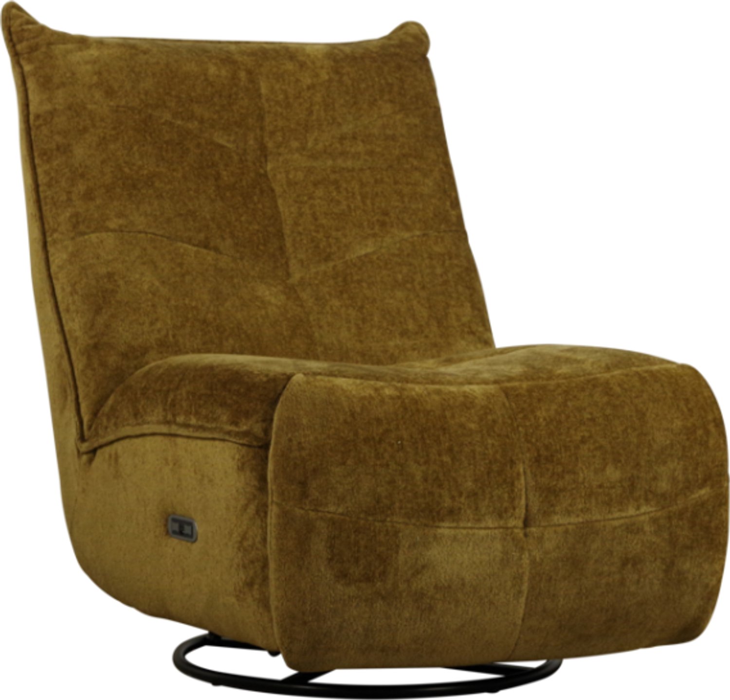 Meubelplaats Elektrische relaxfauteuil Thirza - Stella Brandy 127 - schommelfunctie en accu