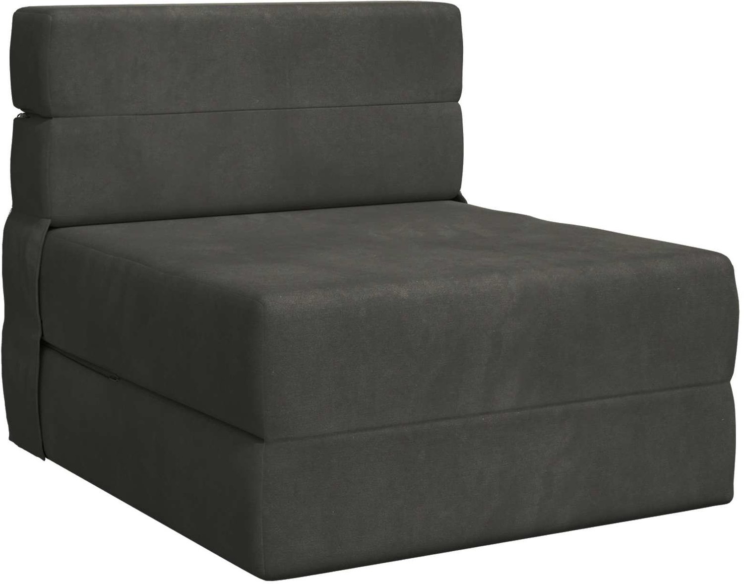 vidaXL Vouwbare - Sofa - Bed - Donkergrijs - 70 - x - 72 - x - 60 - cm - Stof