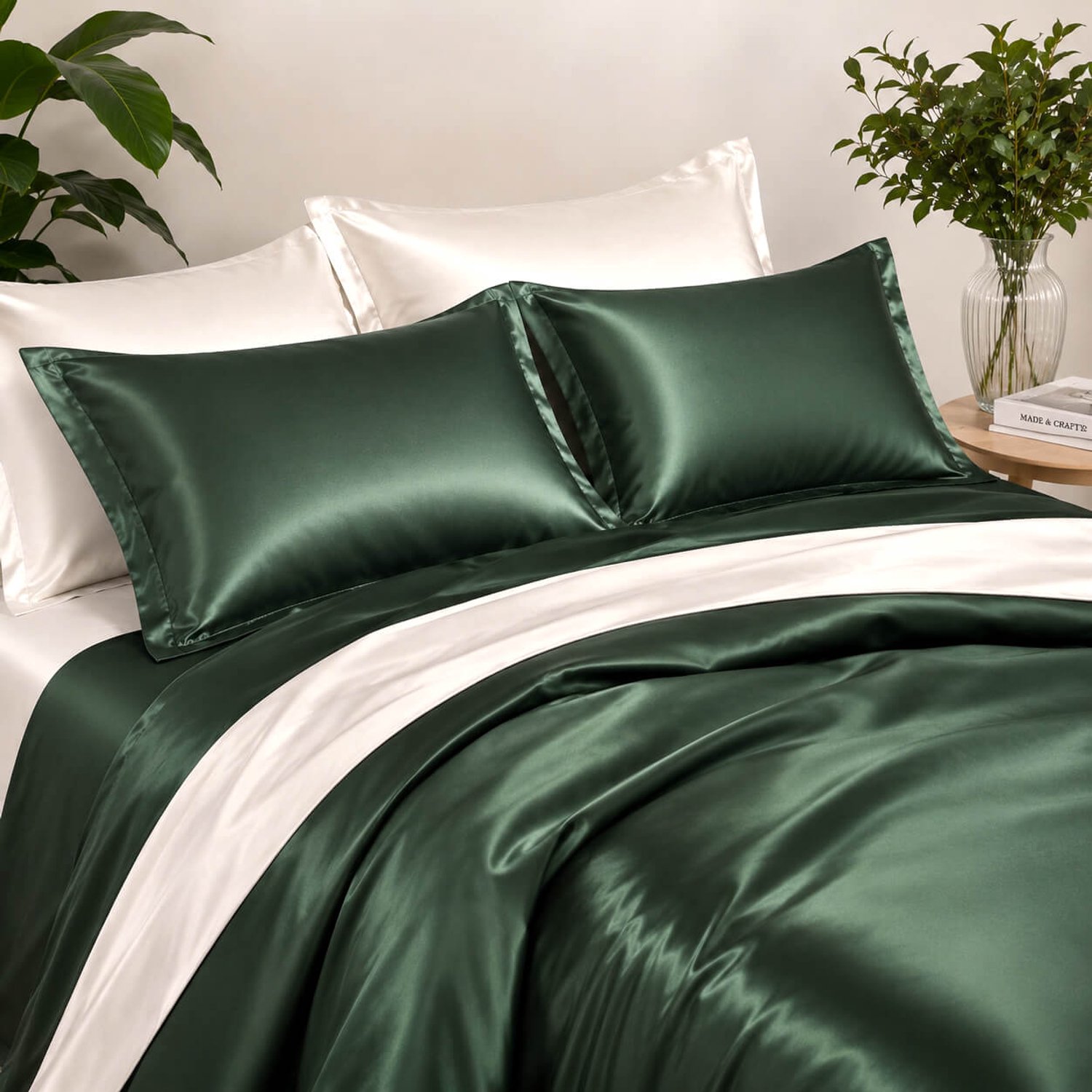 Silkmood zijden dekbedovertrek - 100% moerbeizijde - 19 momme - Roze, foto 2