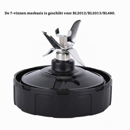 Blendermessen - RVS - 6/7 Vinnen - Vervangingsonderdeel — afbeelding 2