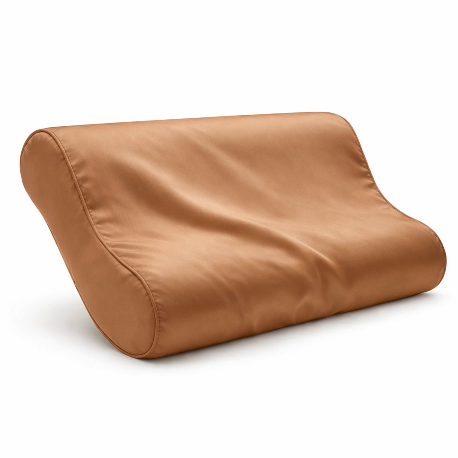 Silk Heaven Zijden kussensloop ergonomisch 40x60cm Amber Silk - 22 Momme - 100% moerbeizijde - Silk Heaven - 40x60cm