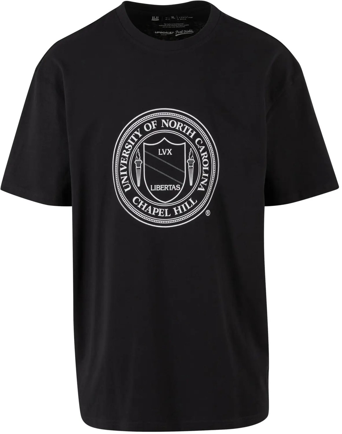 Oversized T-shirt Mister Tee North Carolina Seal Logo Zwart