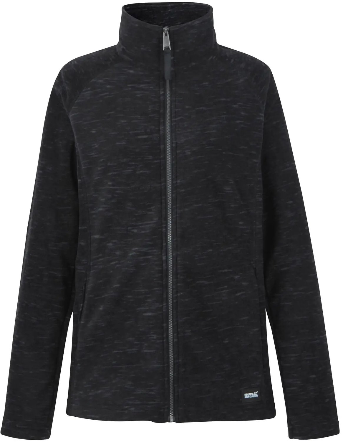 Fleece met volledige rits voor dames Regatta Mayse Zwart