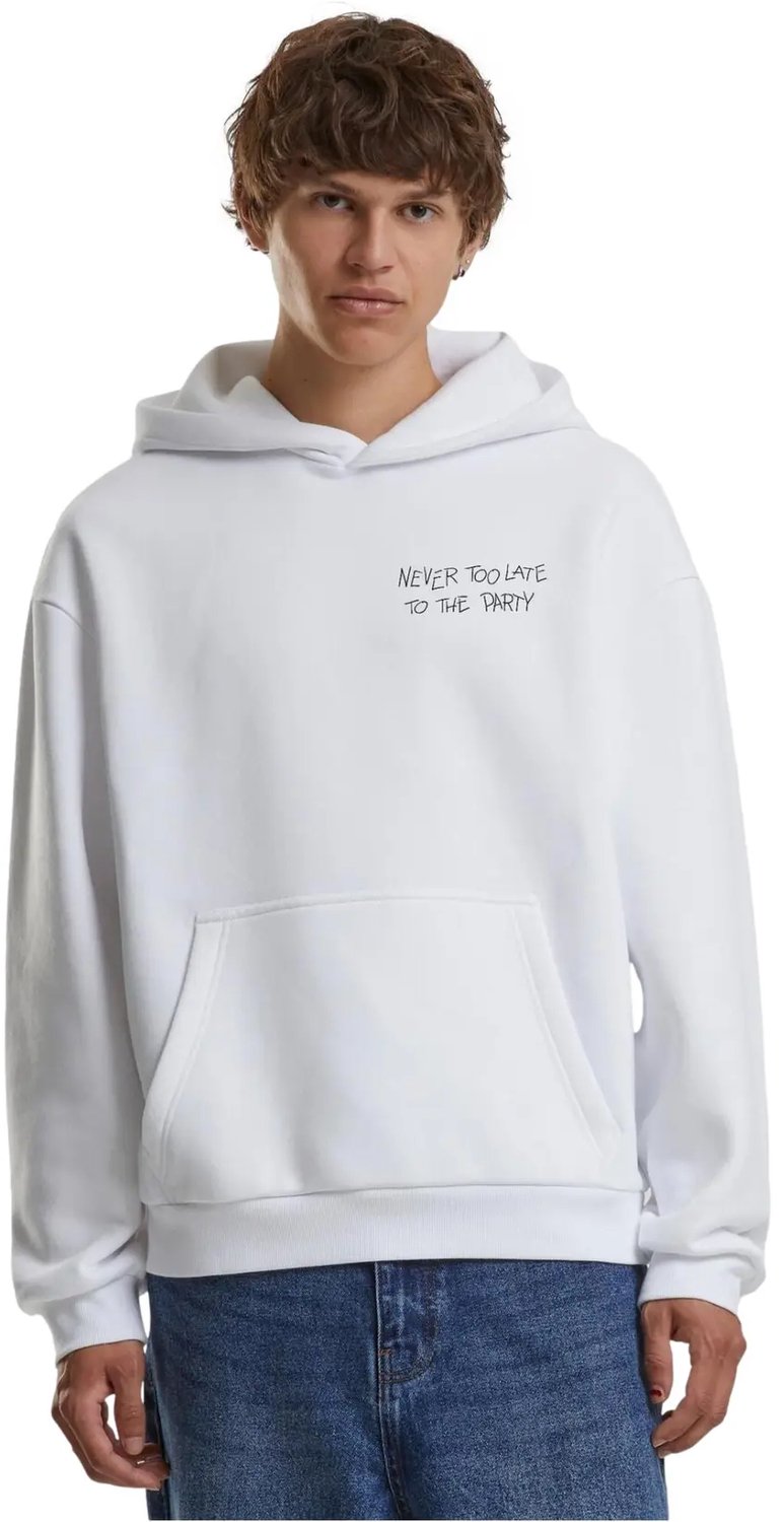 Hoodie Mister Tee Never Too Late To The Party Wit