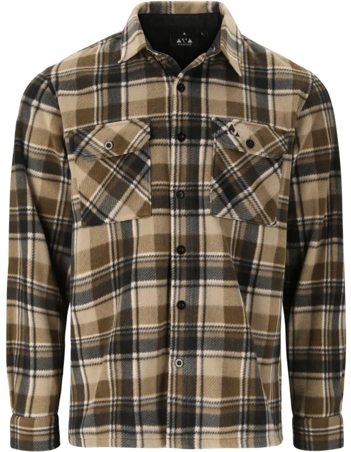 Shirt Whistler Astrali Checked Fleece Bruin