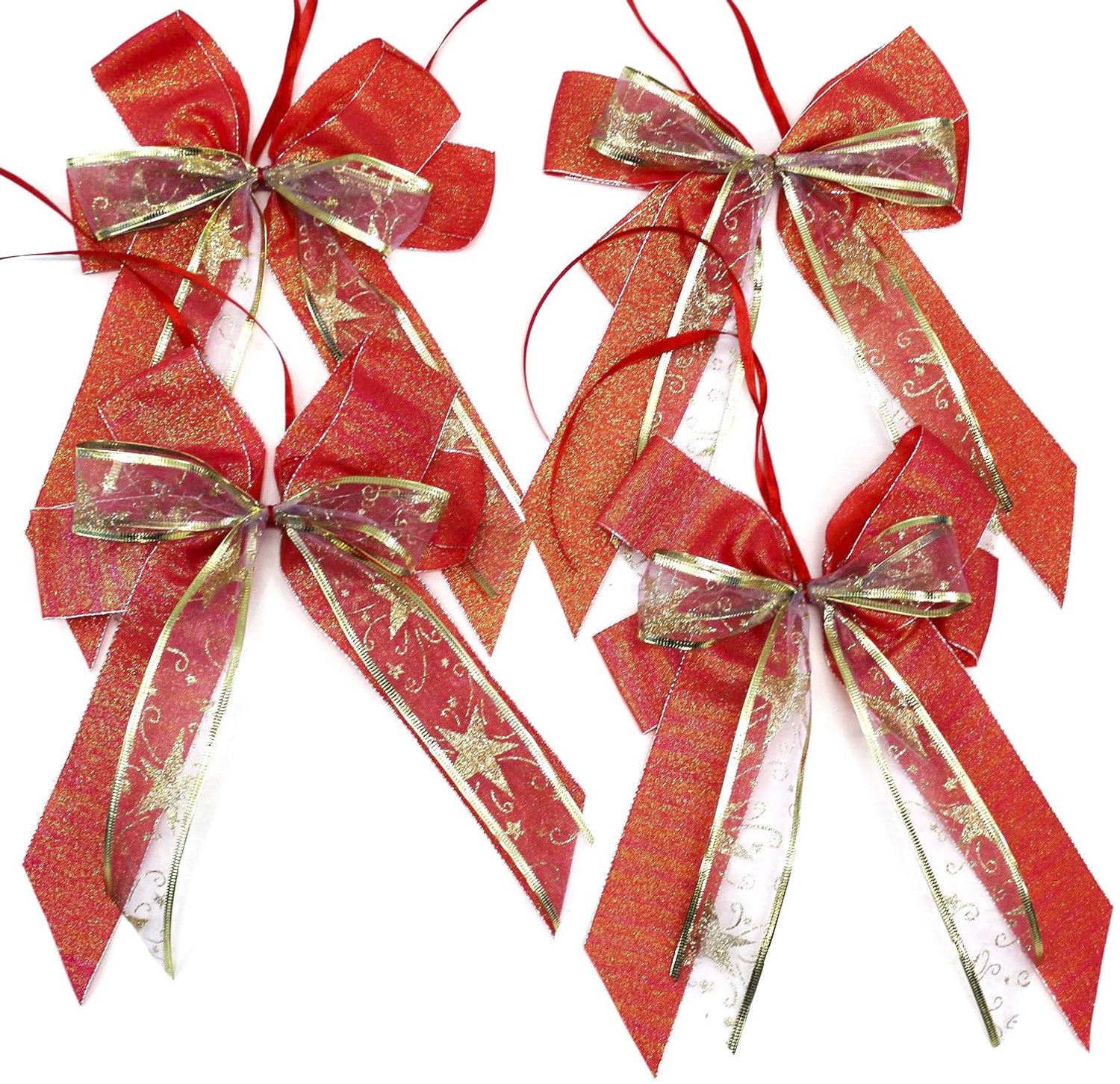 Luxe Lurex Strik - Velours - 20 x 30 cm - 4 Stuks