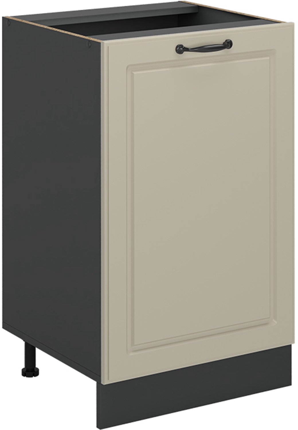 Vicco Keukenonderkast R-Line, Zand landelijk/Antraciet, 50 cm zonder werkblad
