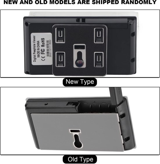Digitale deurkijker - 3,5 inch LCD-scherm - 720P HD — afbeelding 2