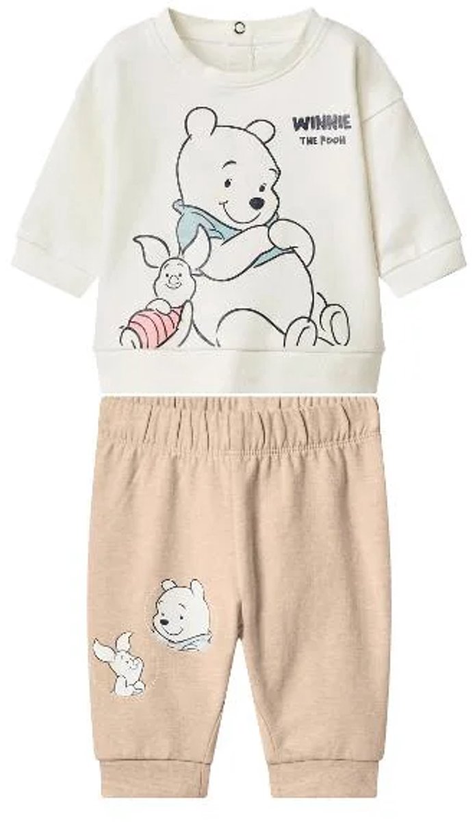 Disney Winnie de Poeh / Jogging Pak /Knoopsluiting in de nek voor eenvoudig aan- en uittrekken / Maat 86- 92