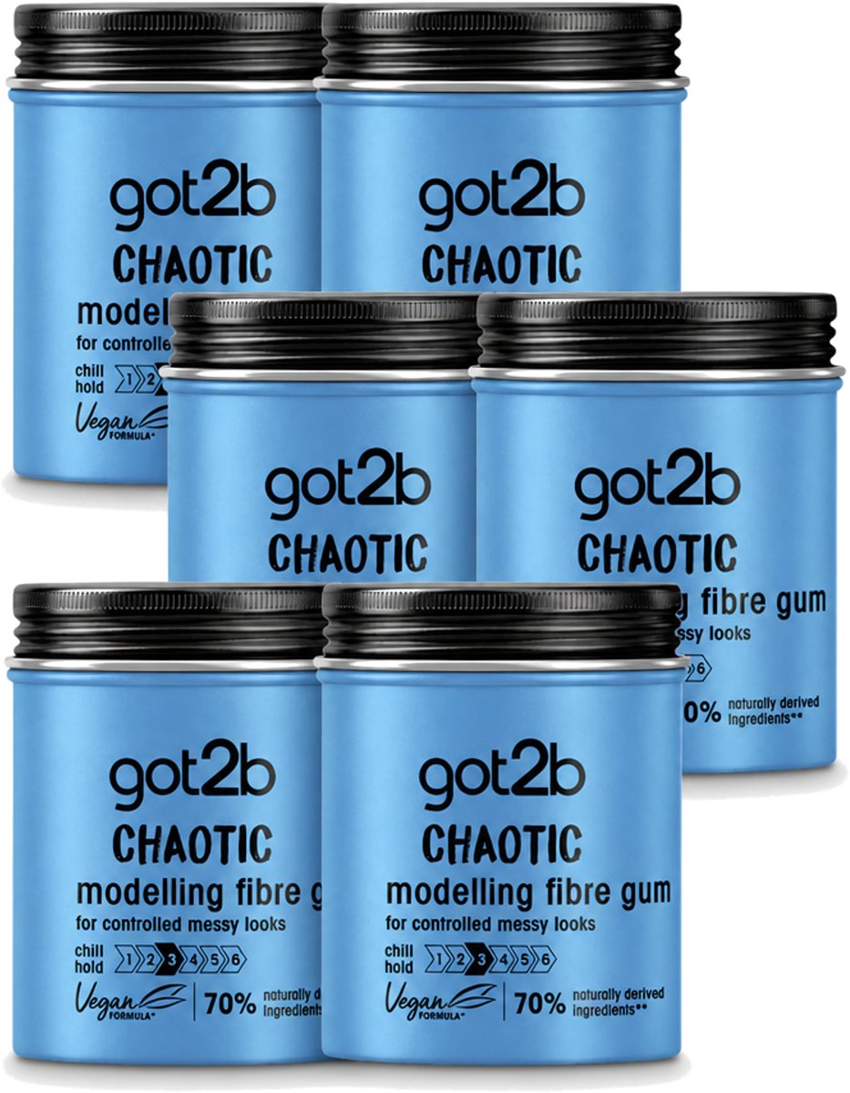 6 x Got2B - Wax - Warhoofd - 100 ml - Voordeelverpakking - 6 stuks