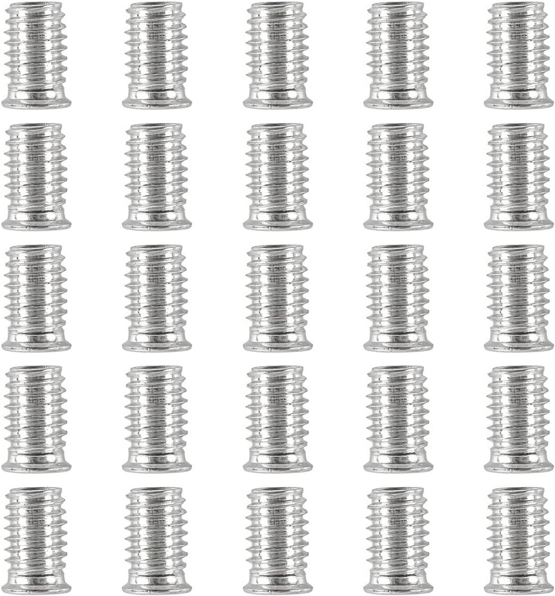 25-Pack M10x25 Carbon Staal Hex Socket Moer Schroefdraad Houten Meubelinzet