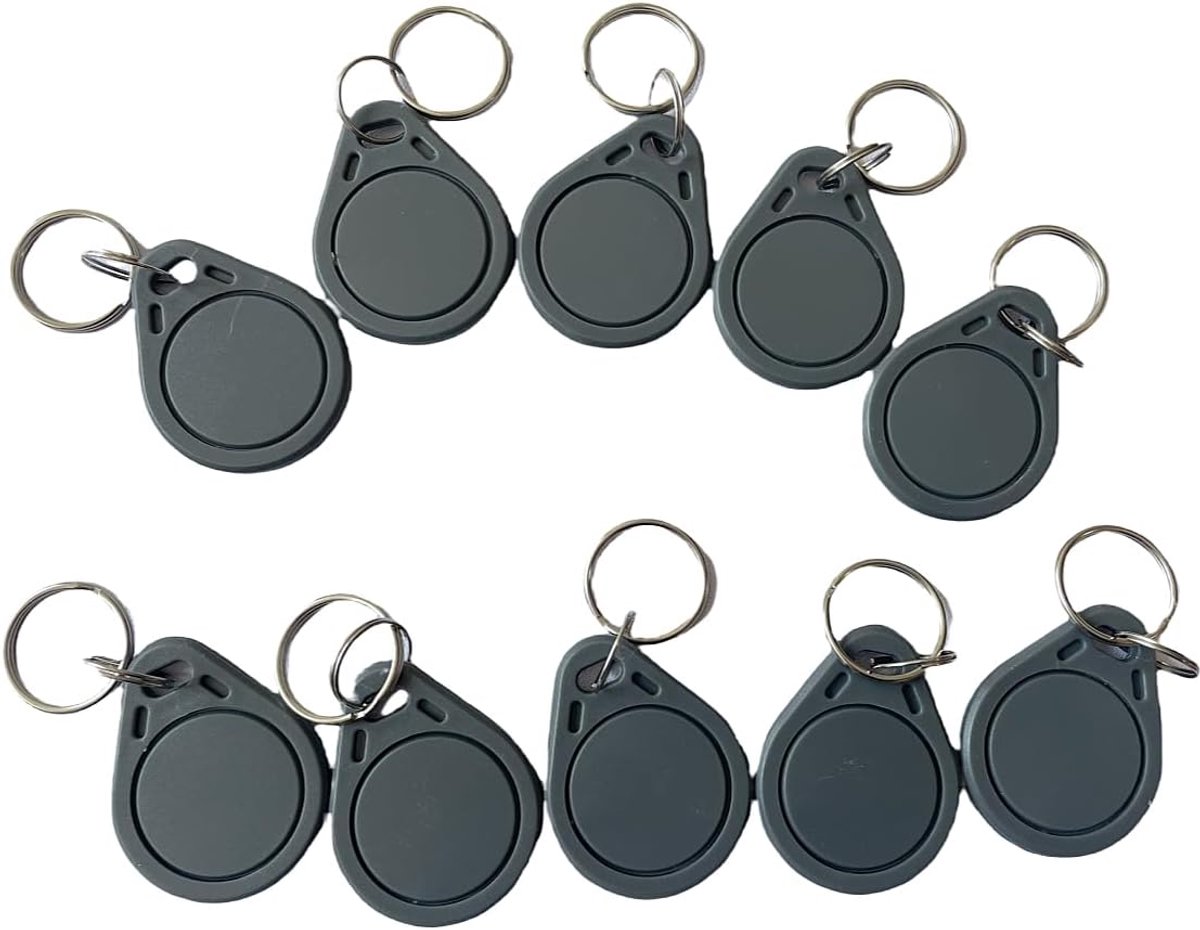 1K M1 Elektronisch Intelligent Slot, ISO14443A 13,56 mhz ic kaart meerdere kleuren 10 stuks (grijs)