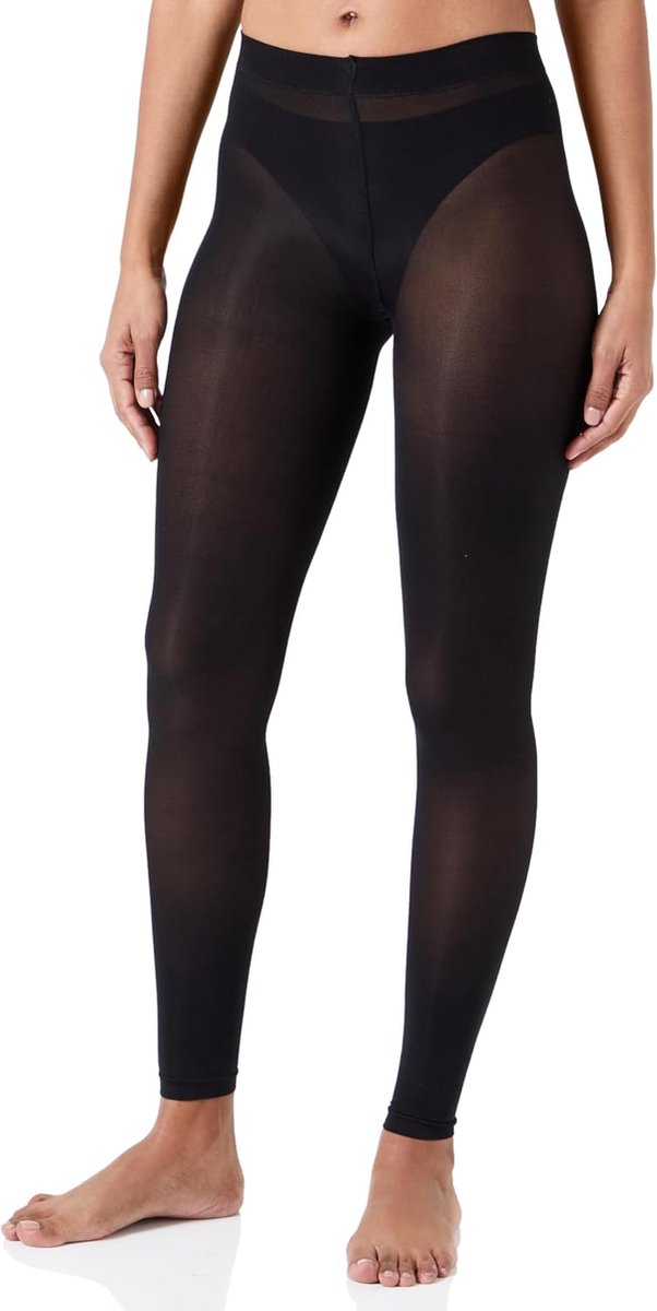 Dames Leggings Cream Stocking Cropped Skinny Fit High Waisted Sheer Stretch Dameslegging