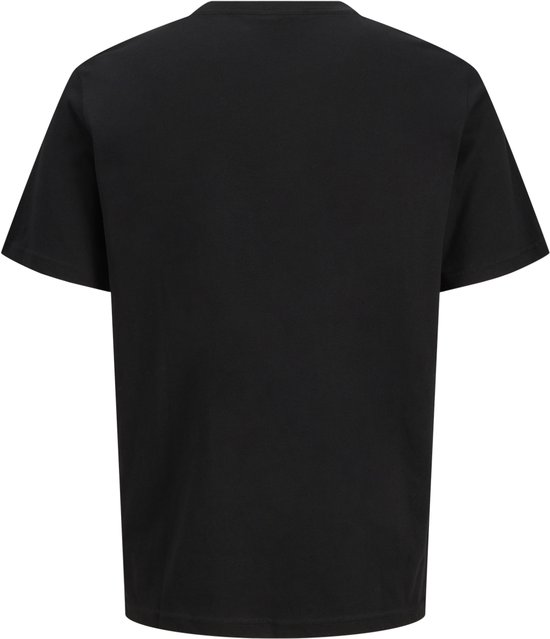 Zwarte T-shirt, van de achterkant.