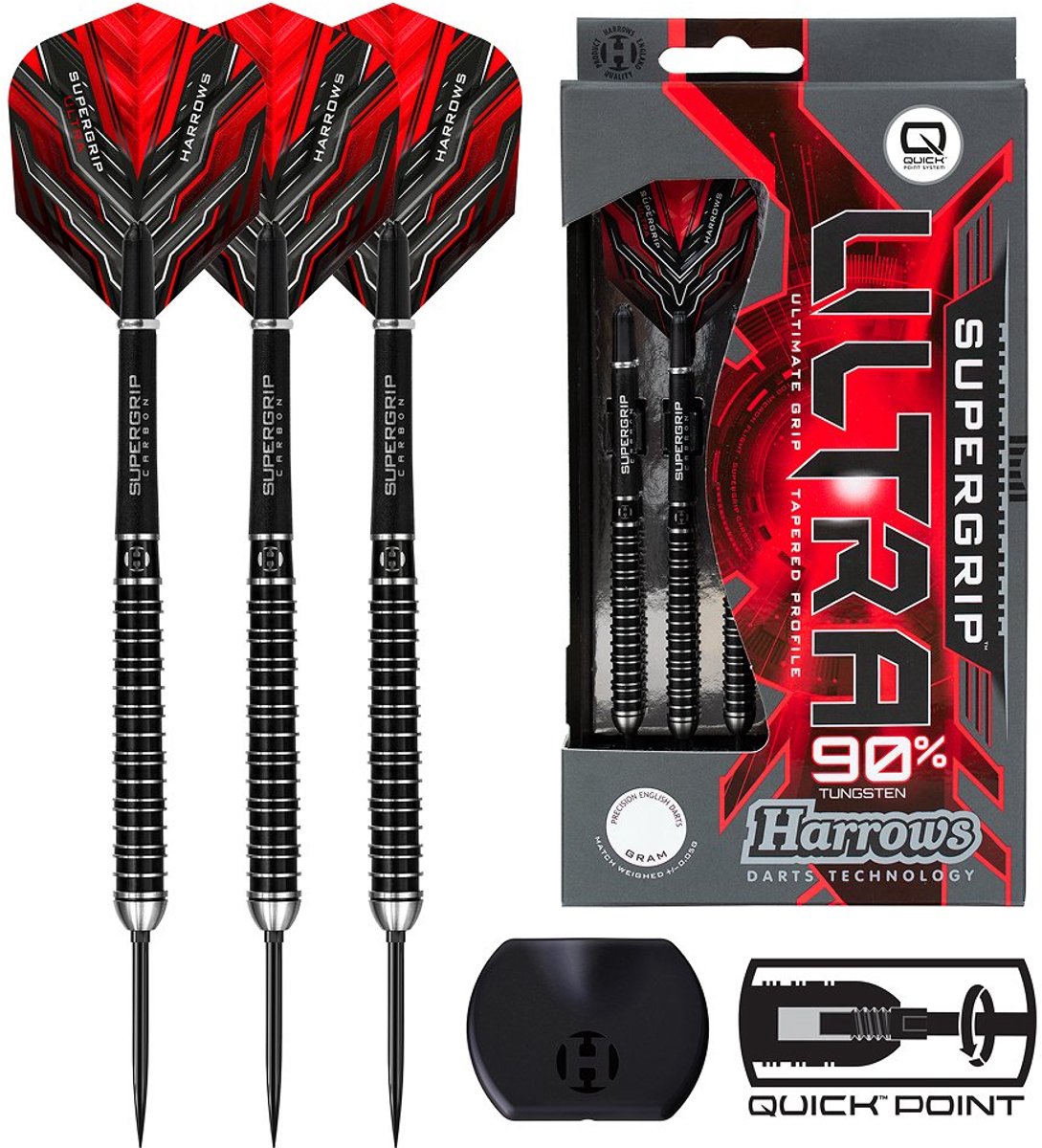 Harrows Supergrip Ultra Quick Point 90% - Dartpijlen