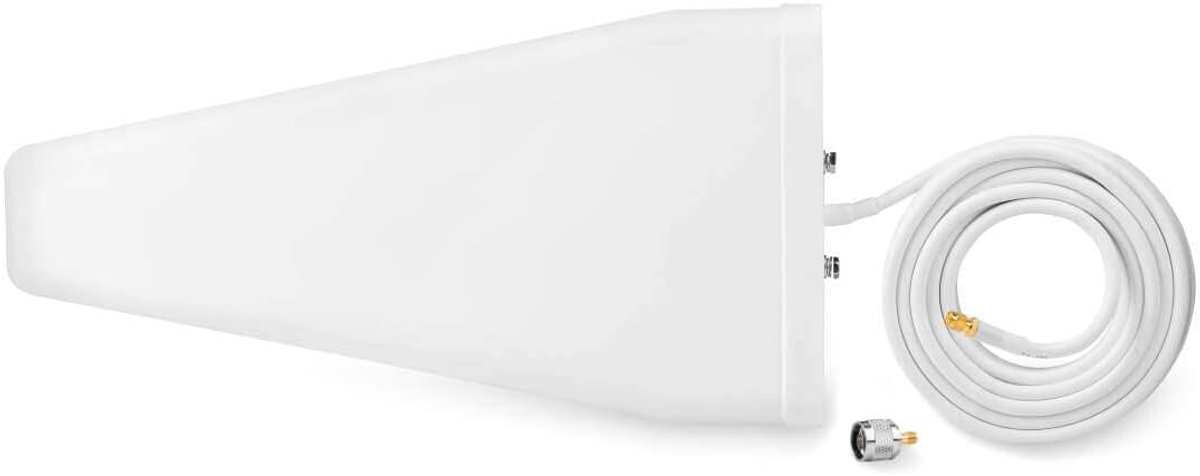 Buiten 11 dBi 3G/4G LTE Yagi logaritme LPDA antenne directionele 698-2700MHz voor mobiele telefoon Repeater versterker 4G Router, N-vrouwelijk, SMA-man, N-man, 10m