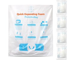 Verpakking en verzending Instapak Quick Bag (#10 (15"x18"), 4 Pack)