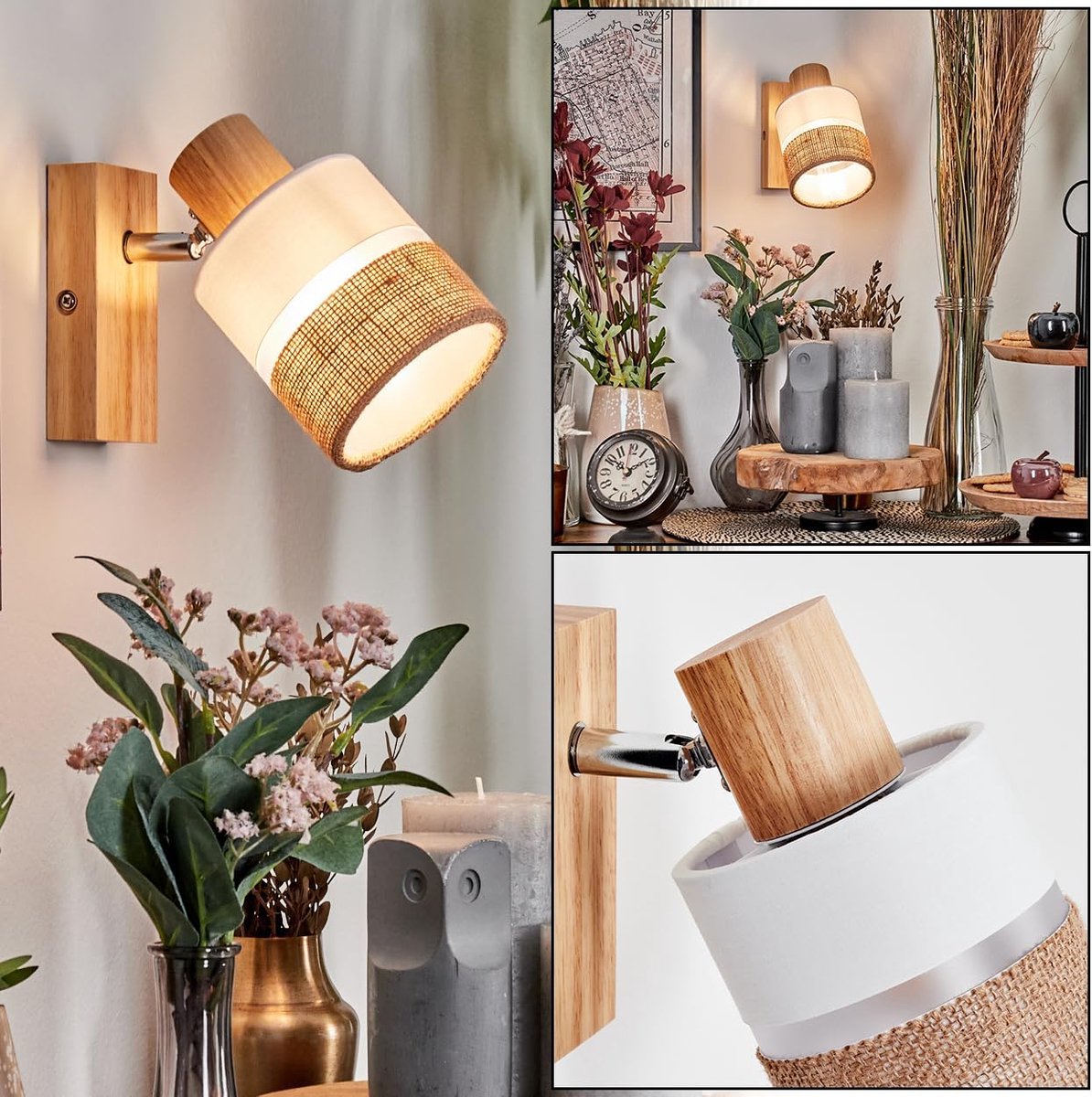 Plafondlamp Natuurlijke kleuren, 1-licht