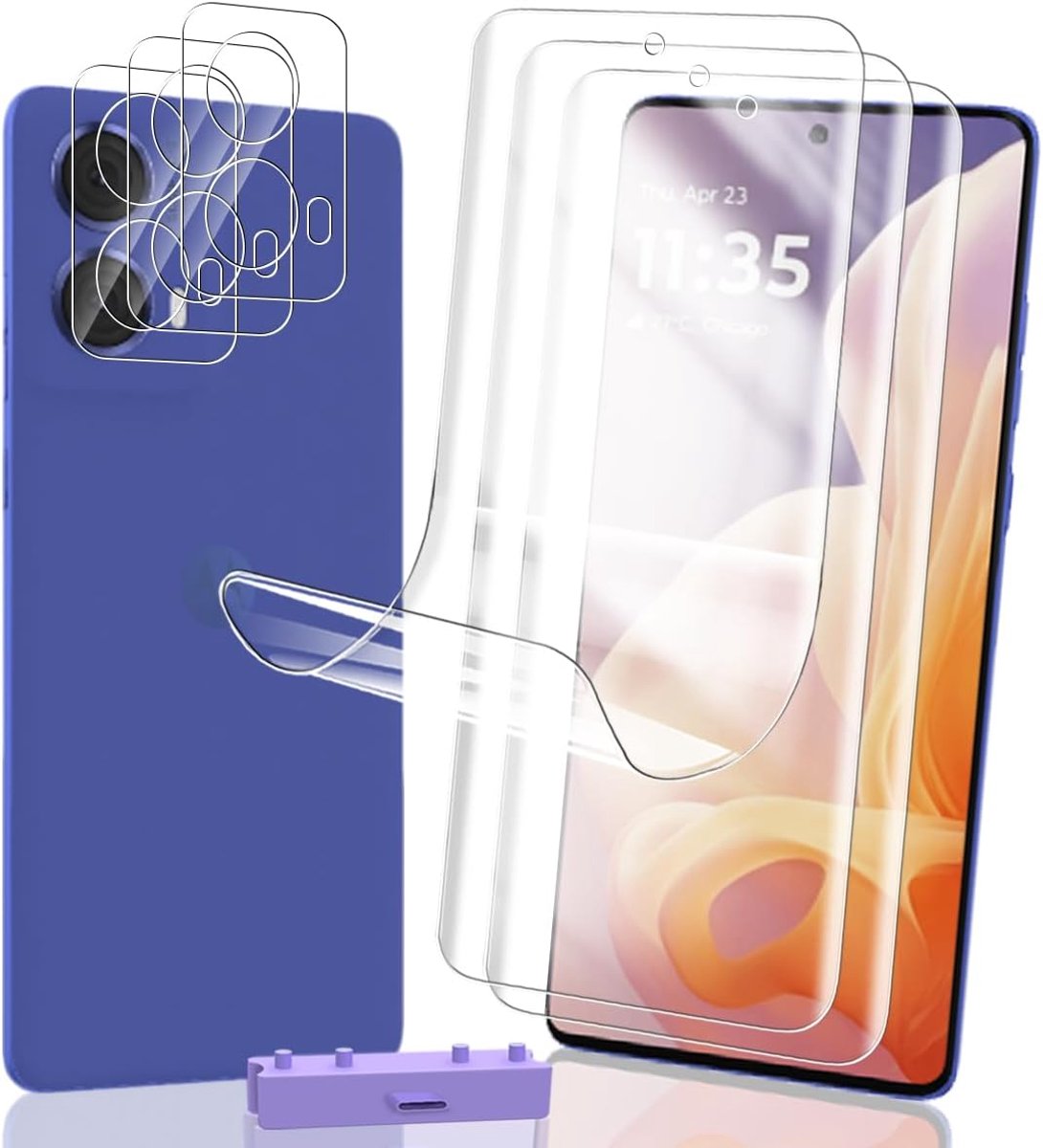 3+3 stuks hydrogel beschermfolie voor Motorola Moto G85 5G