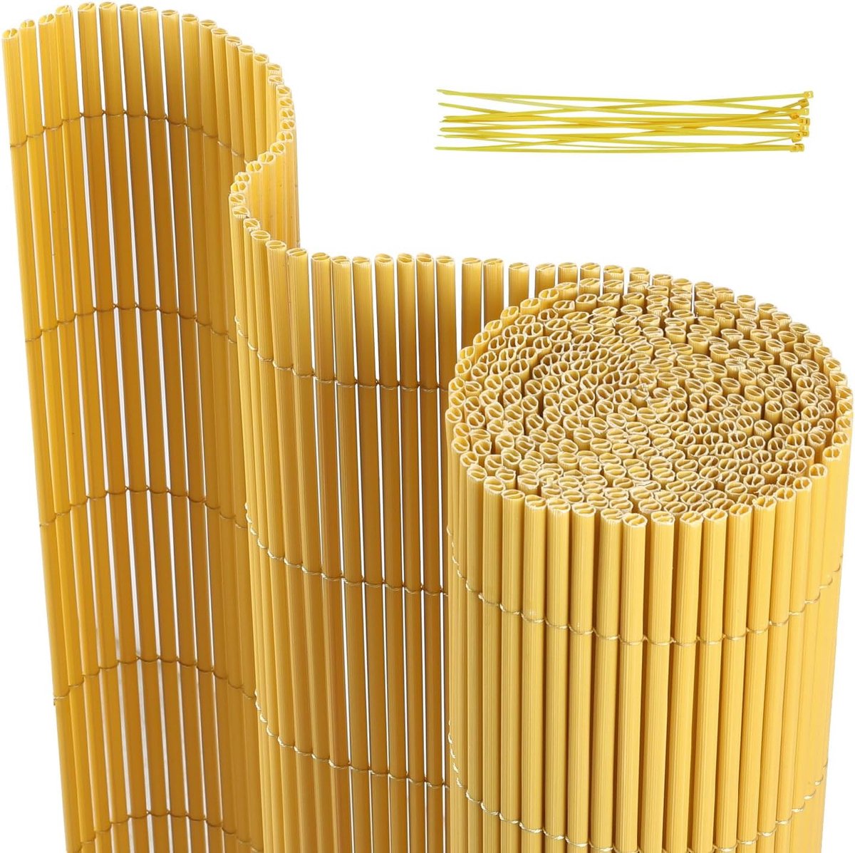 Inkijkbeschermingsmat, 160 x 400 cm, inkijkbescherming, privacy, weerbestendig, voor tuin, terras, balkon, inkijkbescherming, met kabelbinders, balkoninkijkbescherming met versterkingsrib
