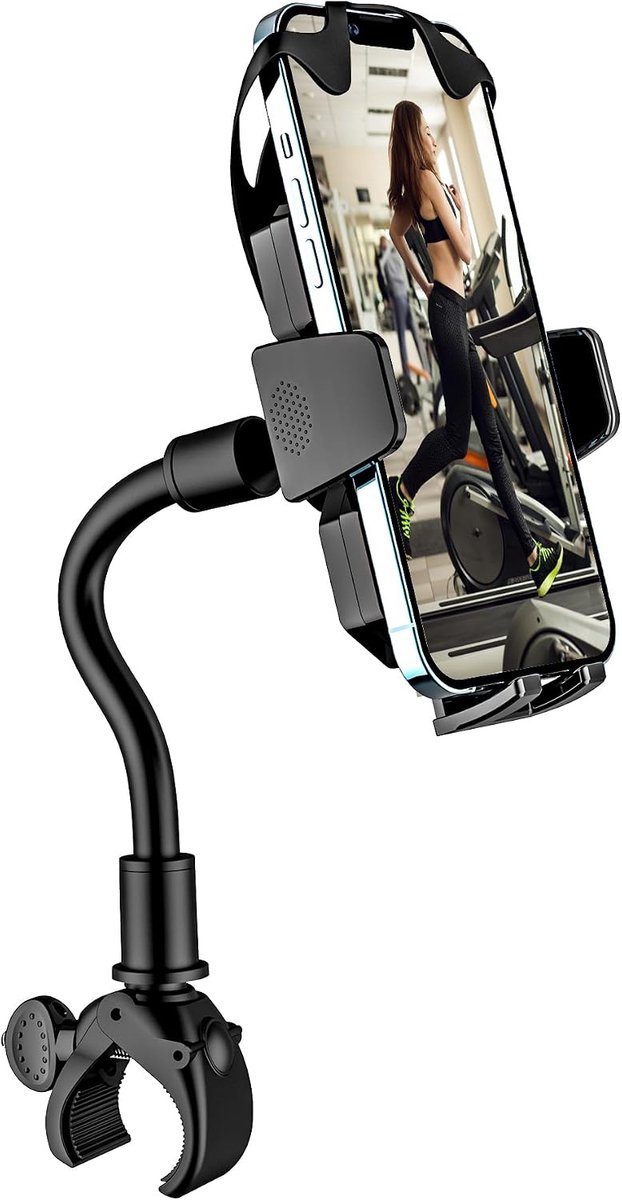 Telefoonhouder, Zwanenhals Stuur Telefoonhouder - Flexibele Arm 12 CM
