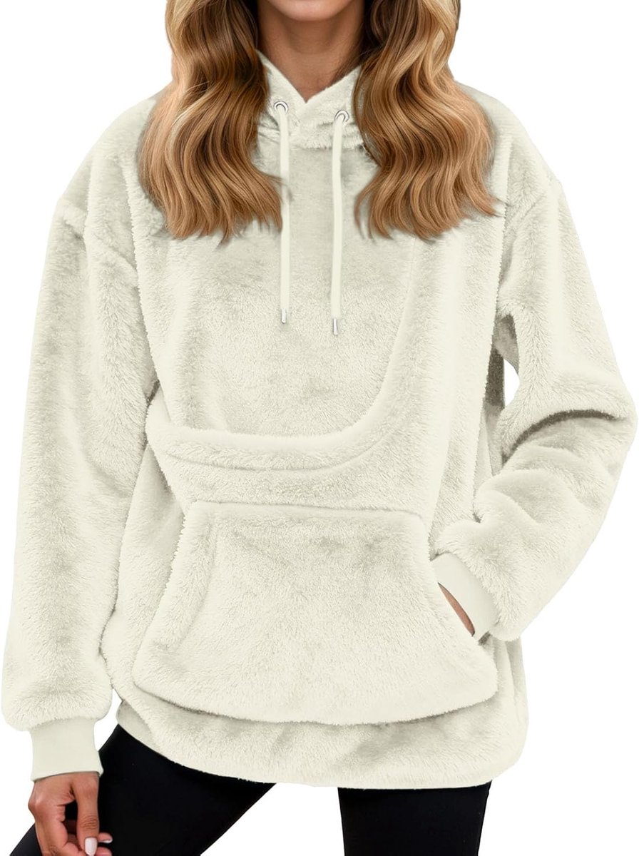 Oversized sweatshirt met zak voor puppy's en katten