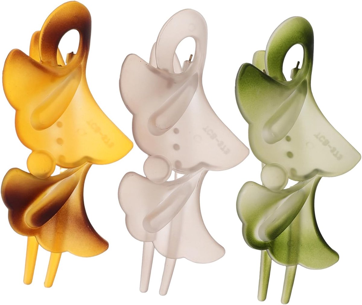 3stuks Matte Haar Klem Clips Voor Vrouwen Bloemige Haaraccessoires Voor Dun Stevige Duurzame Barrettes Handig Voor Dagelijks Gebruik Reizen