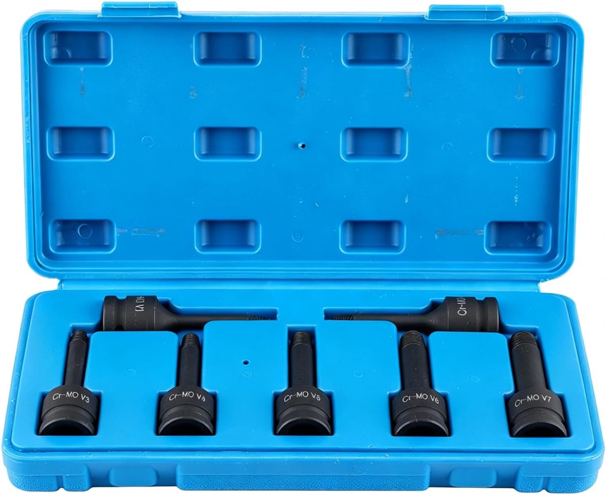 Draadtrekkerschroef Easy Out Set Gebroken boutverwijderaar Gereedschap Fijne tanddraad voor autoreparatie Machinereparatie Chroom-molybdeenstaal 12,5 mm vierkante kop