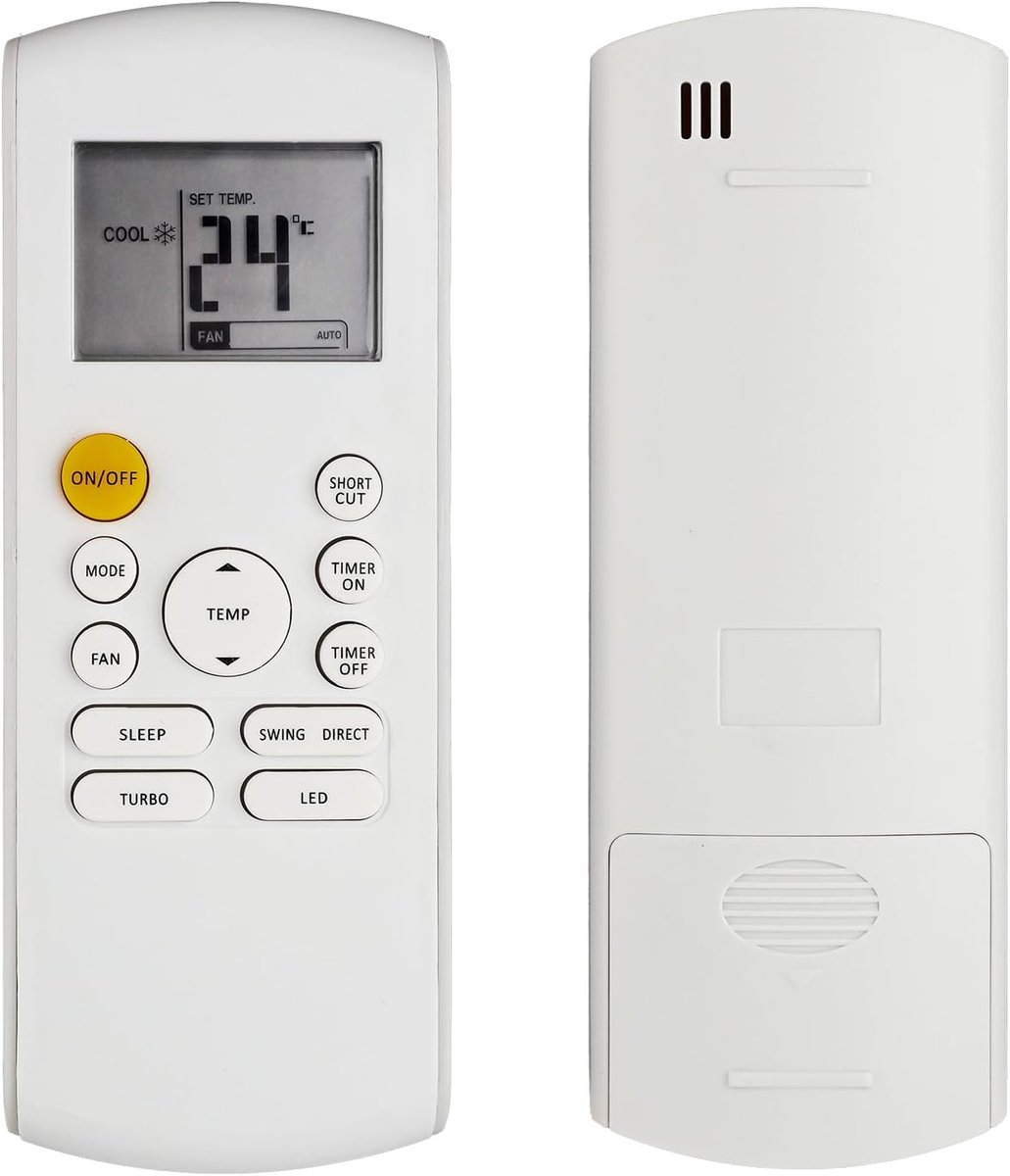 Afstandsbediening, compatibel met Media AC airconditioning RG57B/BGE RG57B1/BGE RG57B2/BGERG57A6/BGEF RG57D/BGE vervangende controller