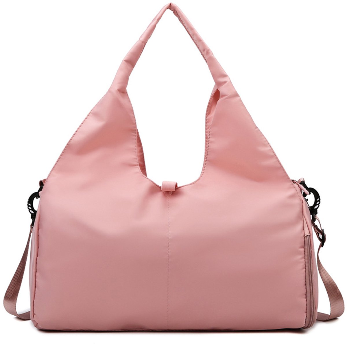 Sporttas voor dames / Reistas / handbagage tas – met apart schoenenvak – Trainingstas / kleine sporttas – Geschikt voor yoga, sauna en zwemmen – 49 x 21 x 25 cm