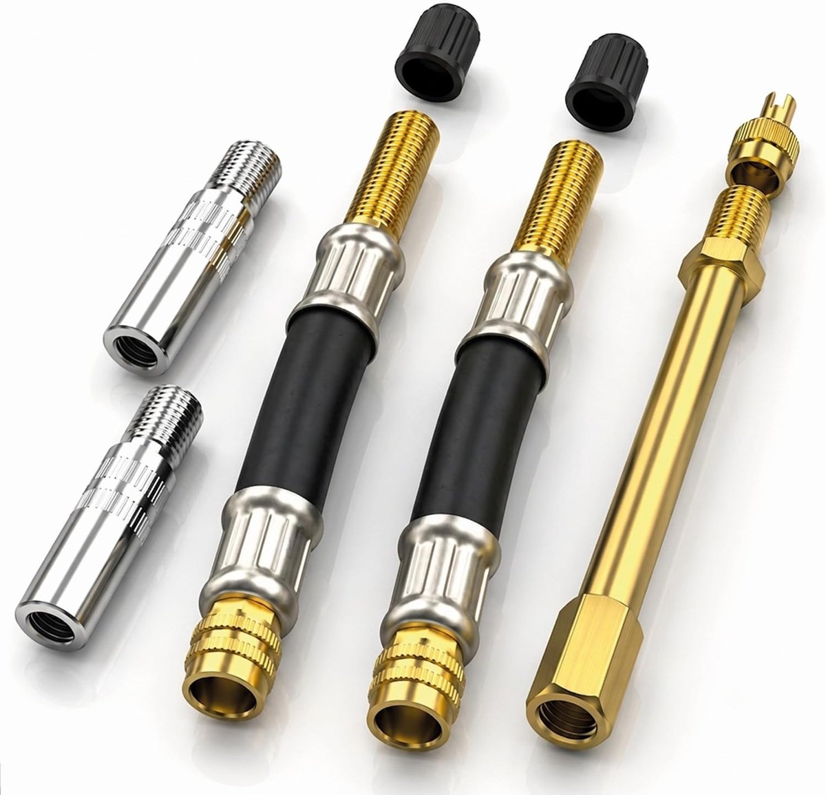 Ventielverlenging autoventieladapter set