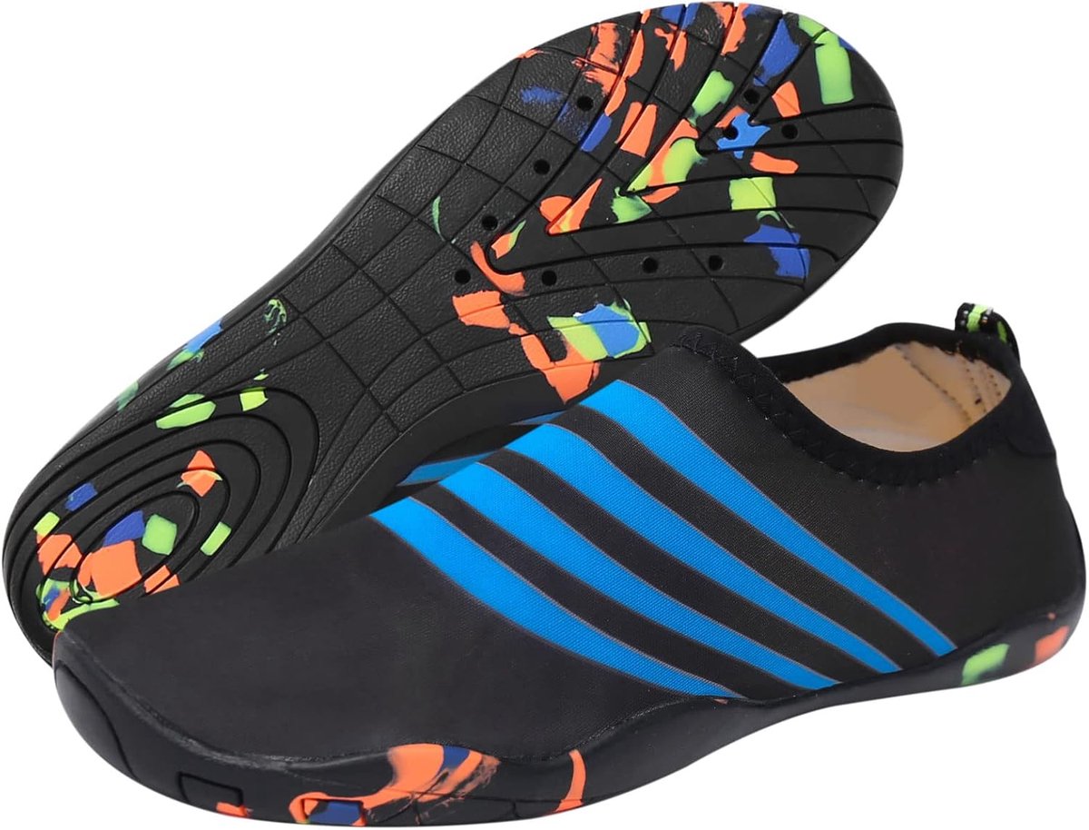 Waterschoenen Vrouwen Mannen Strandschoenen Sneldrogende Blotevoetenschoenen Zwemschoenen Lichtgewicht Aqua Zee Sportschoenen voor Yoga Snorkelen Surfen